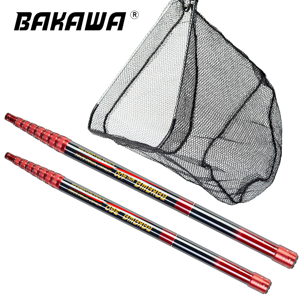 Landing Net Telescopic - BAKAWA Fishing Net Telescoping Foldable Landing