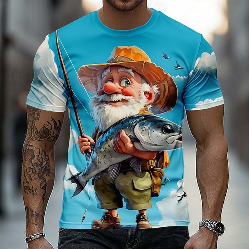 Fishing Equipment Kids - Fun Fishing Pattern 3D Print Sport