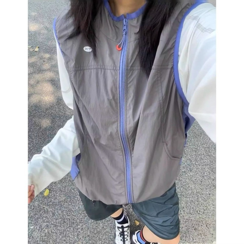 Fishing Vest Jacket - Summer Y2K Lightweight Sports Sleeveless Jackets