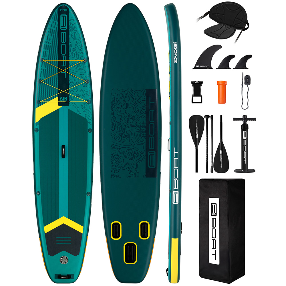 Fishing Equipment Stores - AIBOAT Green Pro SUP Waterproof Inflatable