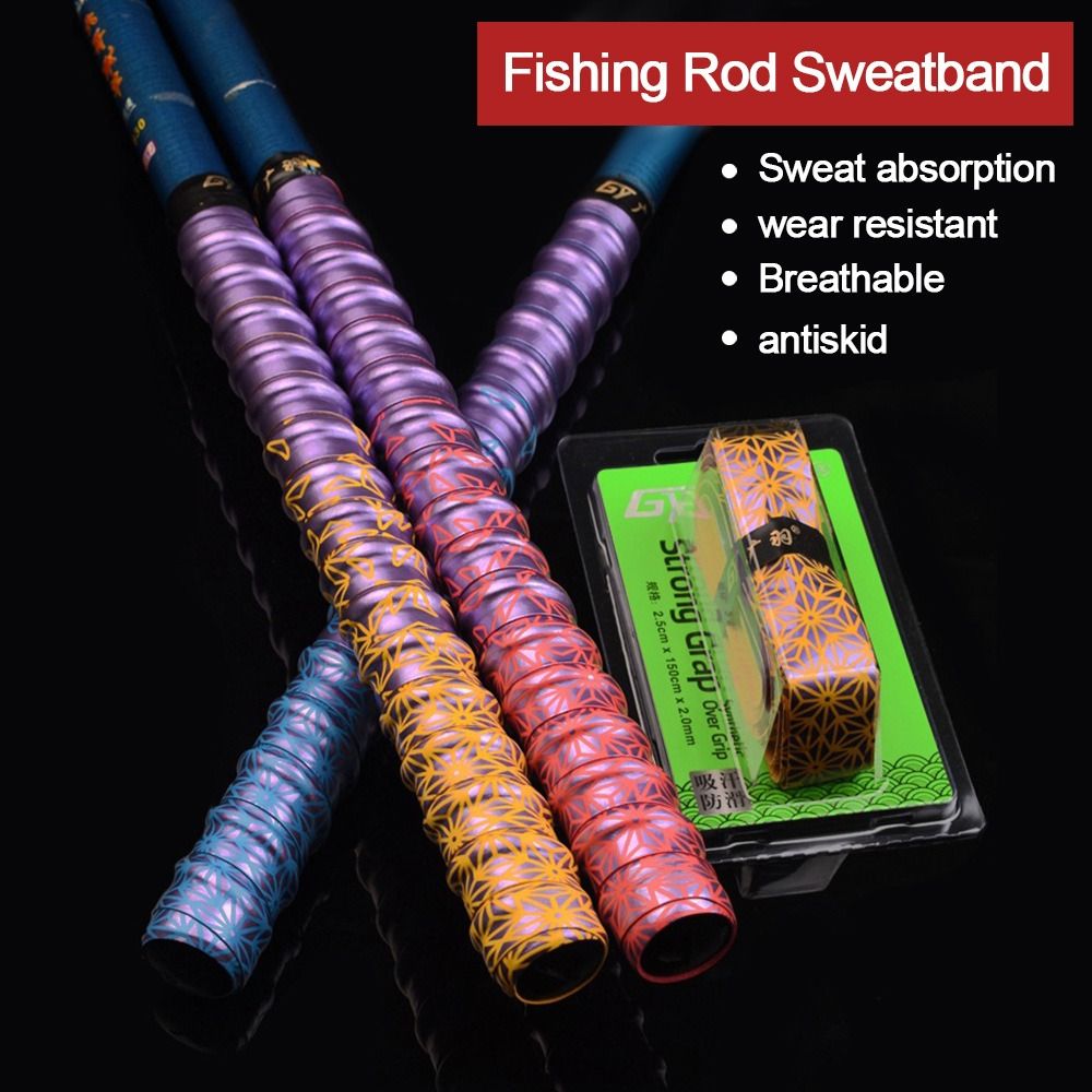 Fishing Rod Wrap Tape - Gradient Colorful Thickened Sport Fishing Rod