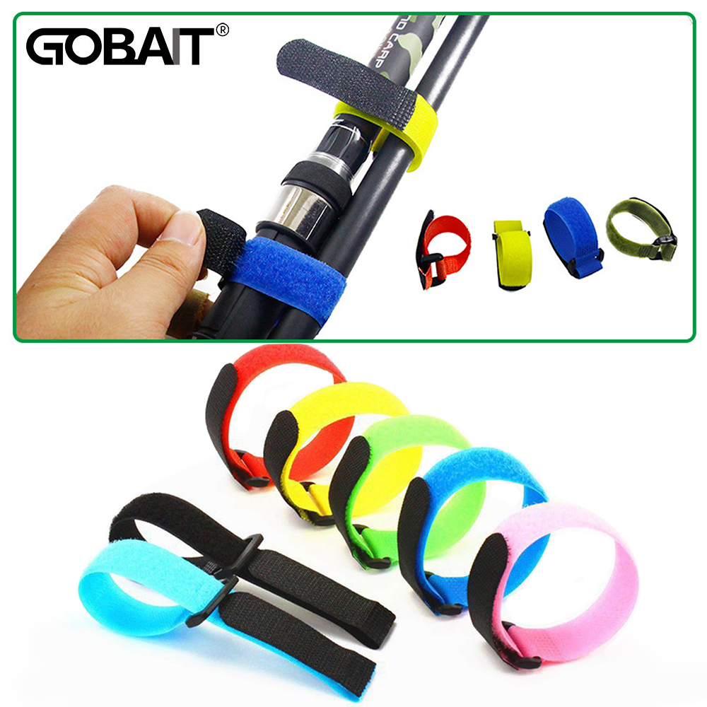 Fishing Rod Wrap Tape - Tie Holder Color Adjustable Cord Strap