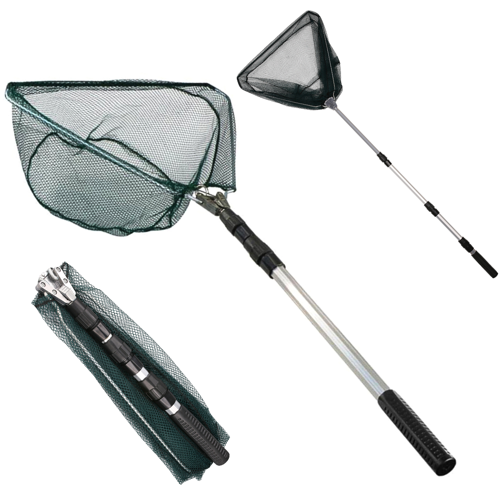 Landing Net Telescopic - 1Ultra-lightweight Foldable Fishing Net - Durable