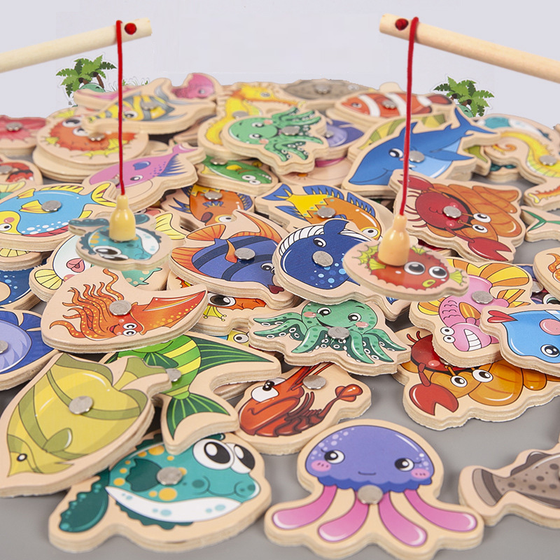 Fishing Equipment Kids - Magnetic Fishing Toys Game Set for