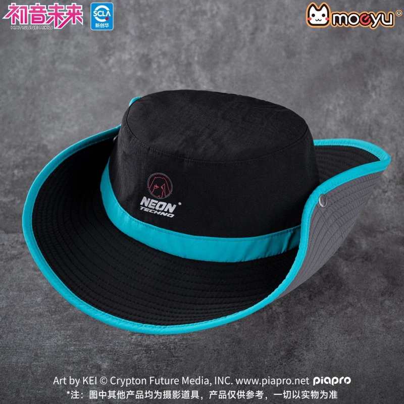 Fishing Equipment Stores - Moeyu Hatsune Miku Fisherman Hat Neon