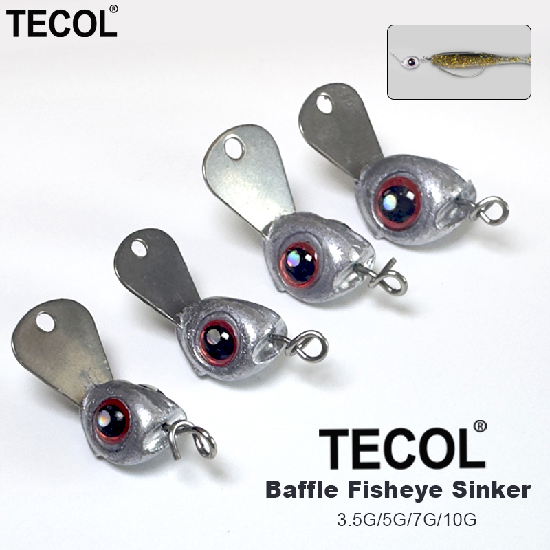 Jig Head Lure - TECOL 5PCS 10PCS 3.5g 5G 7G