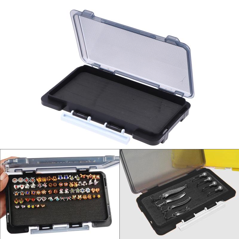 Jig Head Lure - Portable Plastic Bait Storage Box, Sponge
