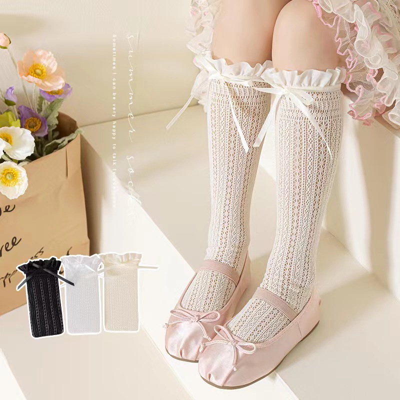 Fishing Equipment Kids - Girls Long Tube Lace Stockings Sweet