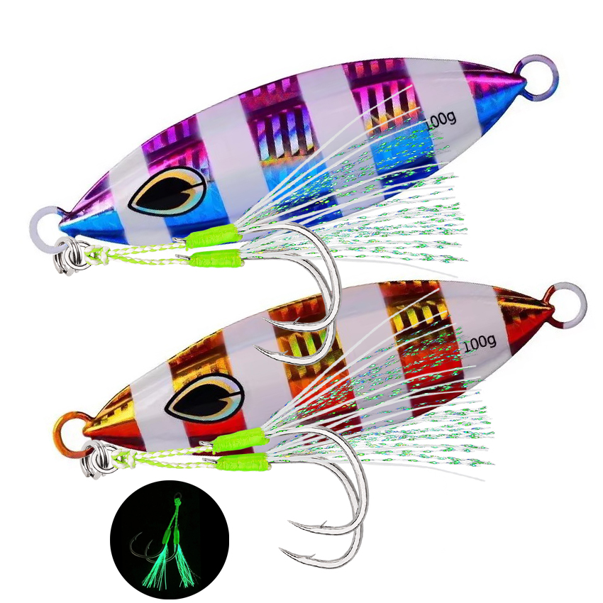 Jig Head Lure - 1pcs High quality Metal Night Glow