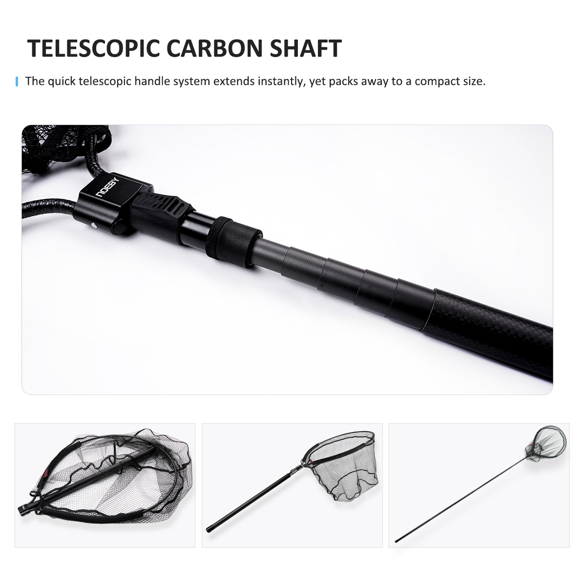 NOEBY Telescopic Landing Net F - Landing Net Telescopic 评论和价格