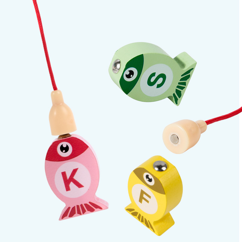 Kids Wooden Fishing Game Toys  - Fishing Equipment Kids 评论和价格