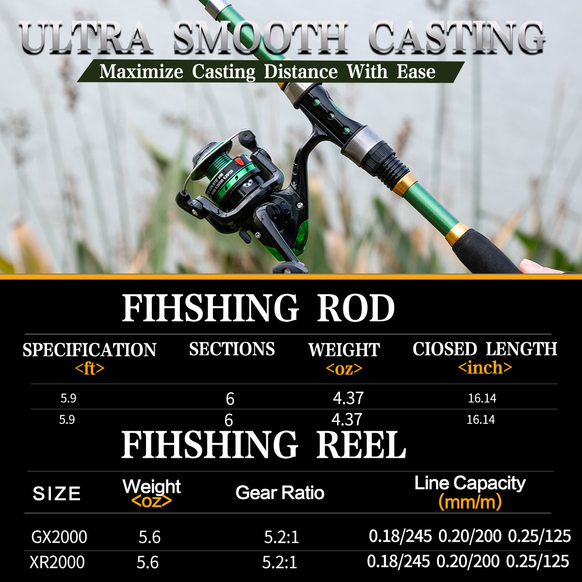 1.8m Telescopic Double Lure Ro - Landing Net Telescopic 评论和价格