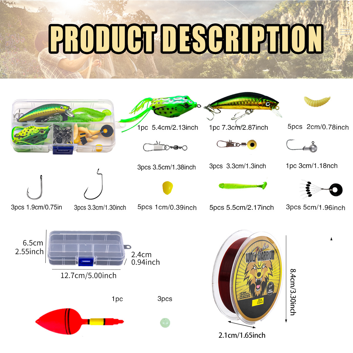 1.8m Telescopic Double Lure Ro - Landing Net Telescopic 评论和价格