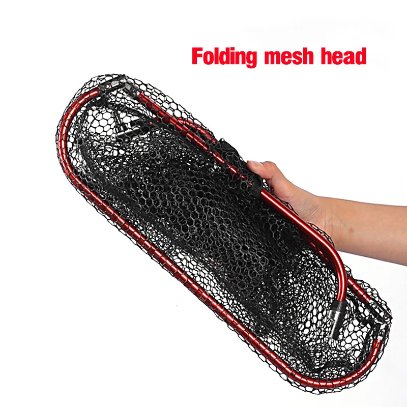 Aluminum Alloy Rubber Coated F - Landing Net Telescopic 评论和价格