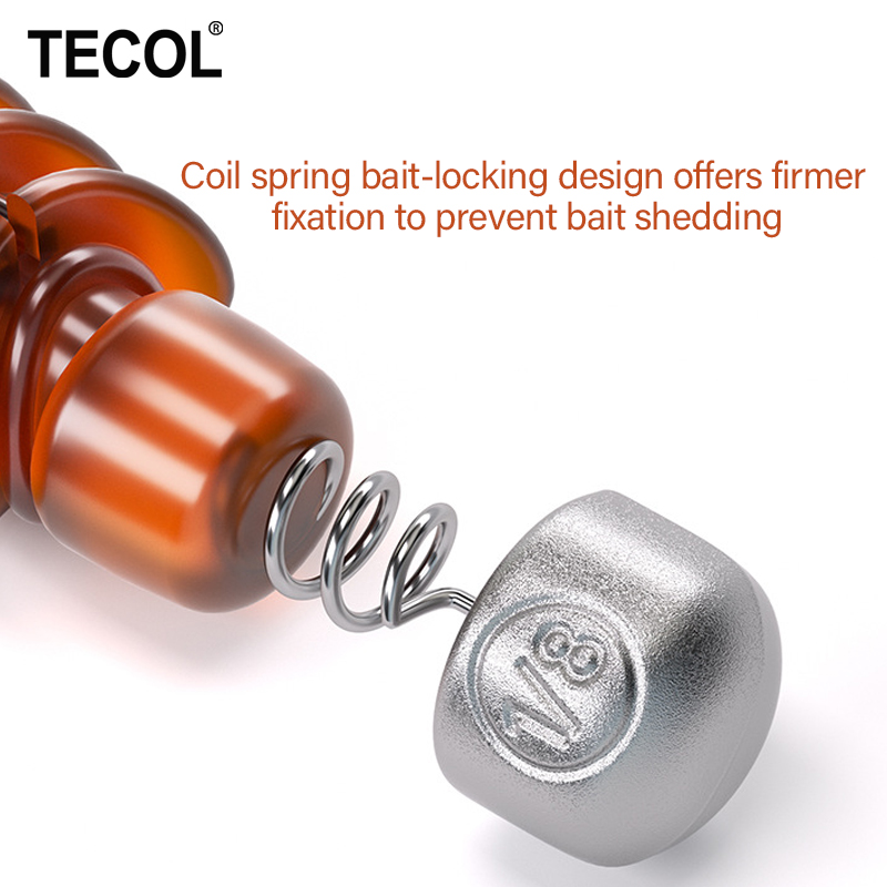 TECOL 1G 1.75G 2.7G 3.5G Spira - Fishing Equipment And Accessories 评论和价格
