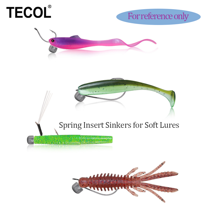 TECOL 1G 1.75G 2.7G 3.5G Spira - Fishing Equipment And Accessories 评论和价格