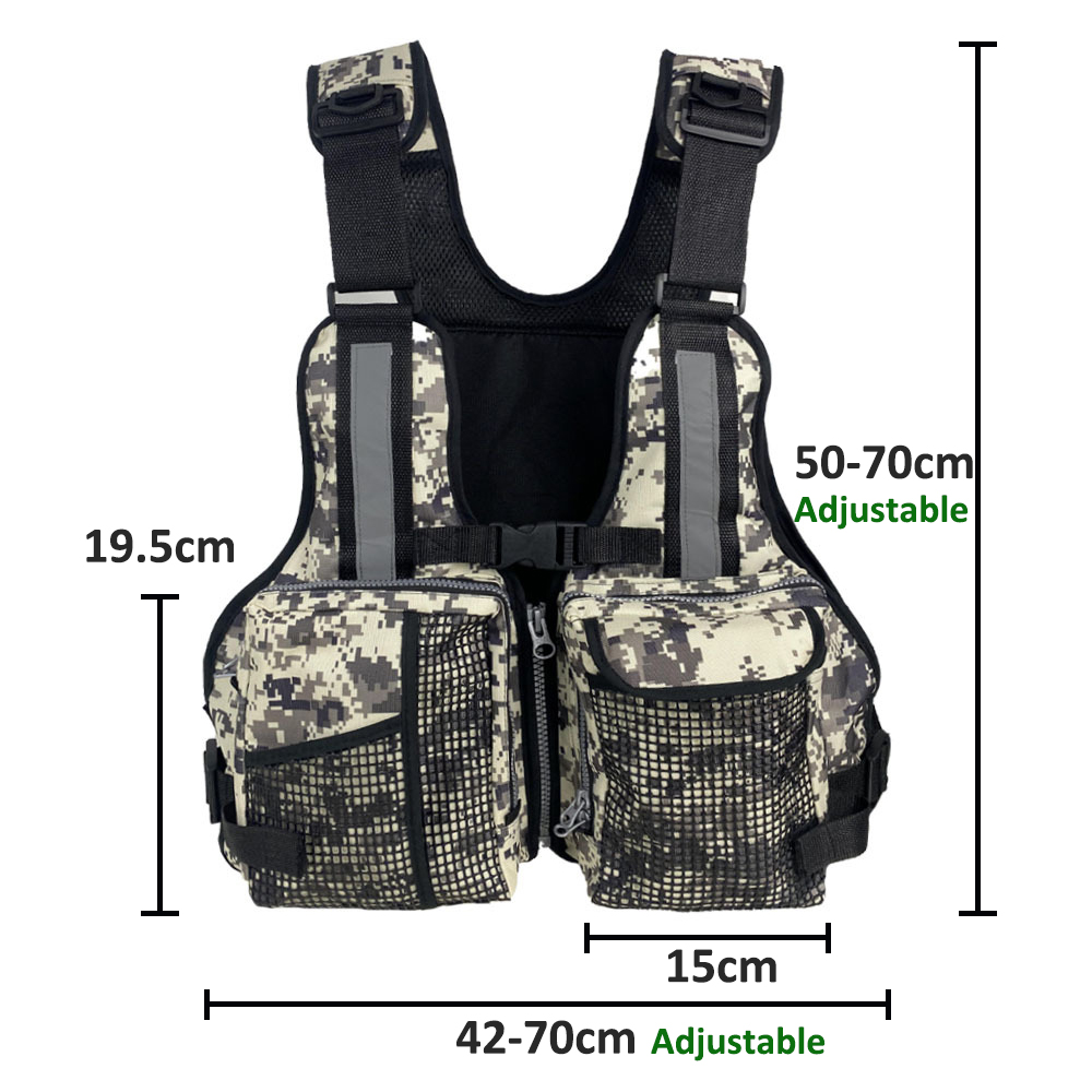 Outdoor Fishing Vest with Mult - Fishing Equipment In 评论和价格