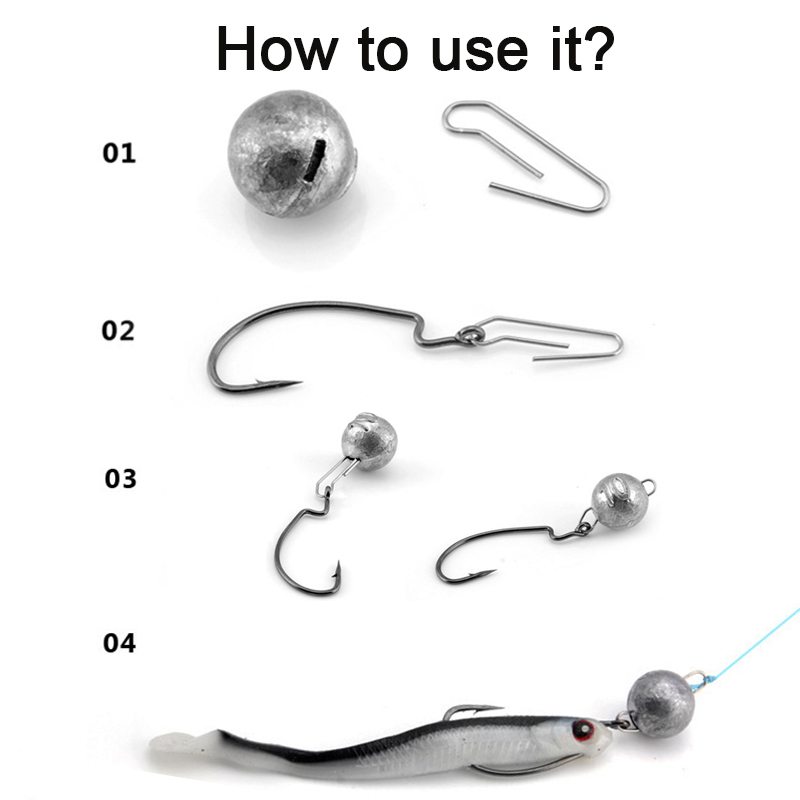 Simpleyi 5pcs/Lot Lead Weight  - Jig Head Lure 评论和价格