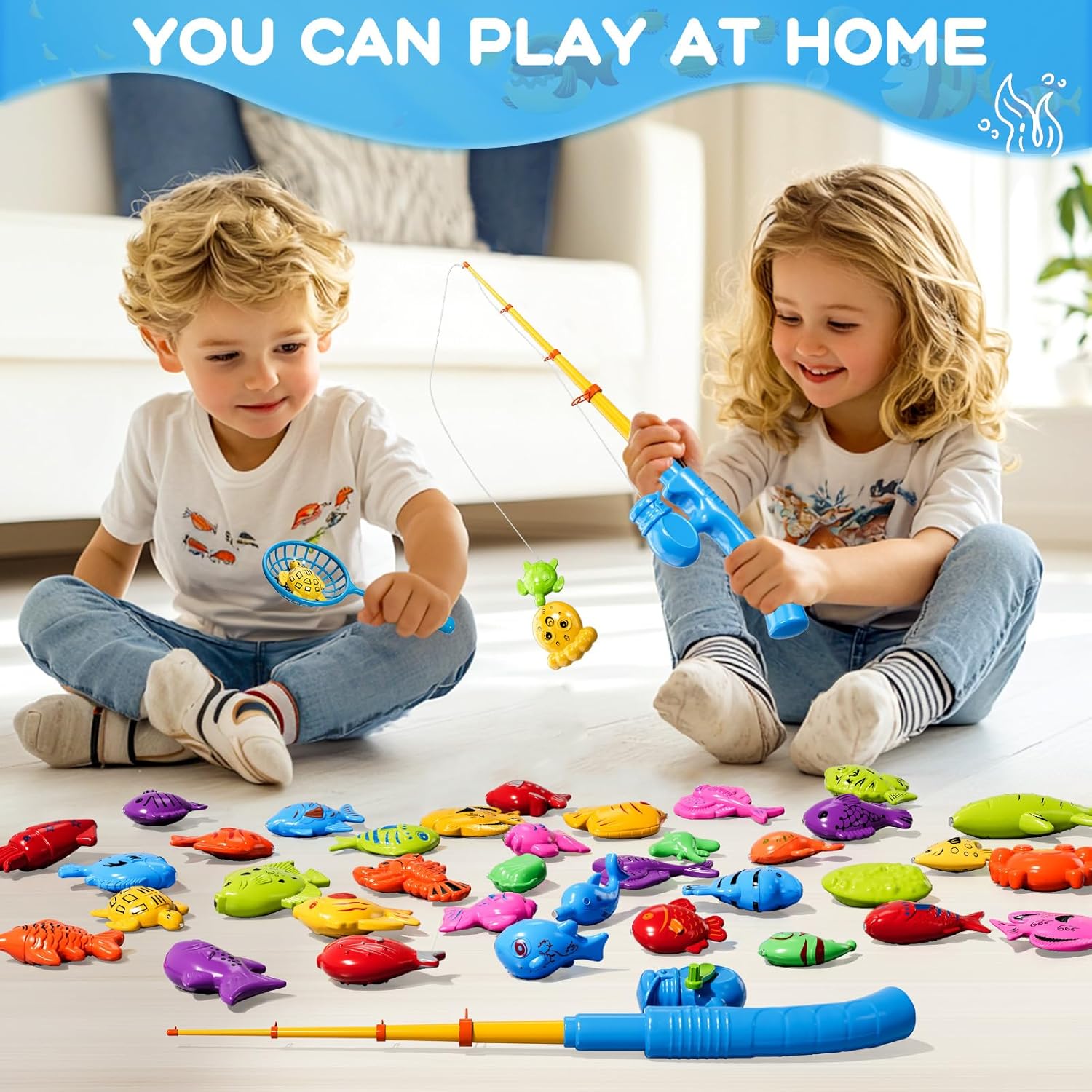 Children Bathtub Fishing Toy S - Fishing Equipment Kids 评论和价格
