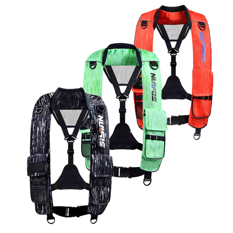New Adult Inflatable Luya Fish - Fishing Vest Jacket 评论和价格