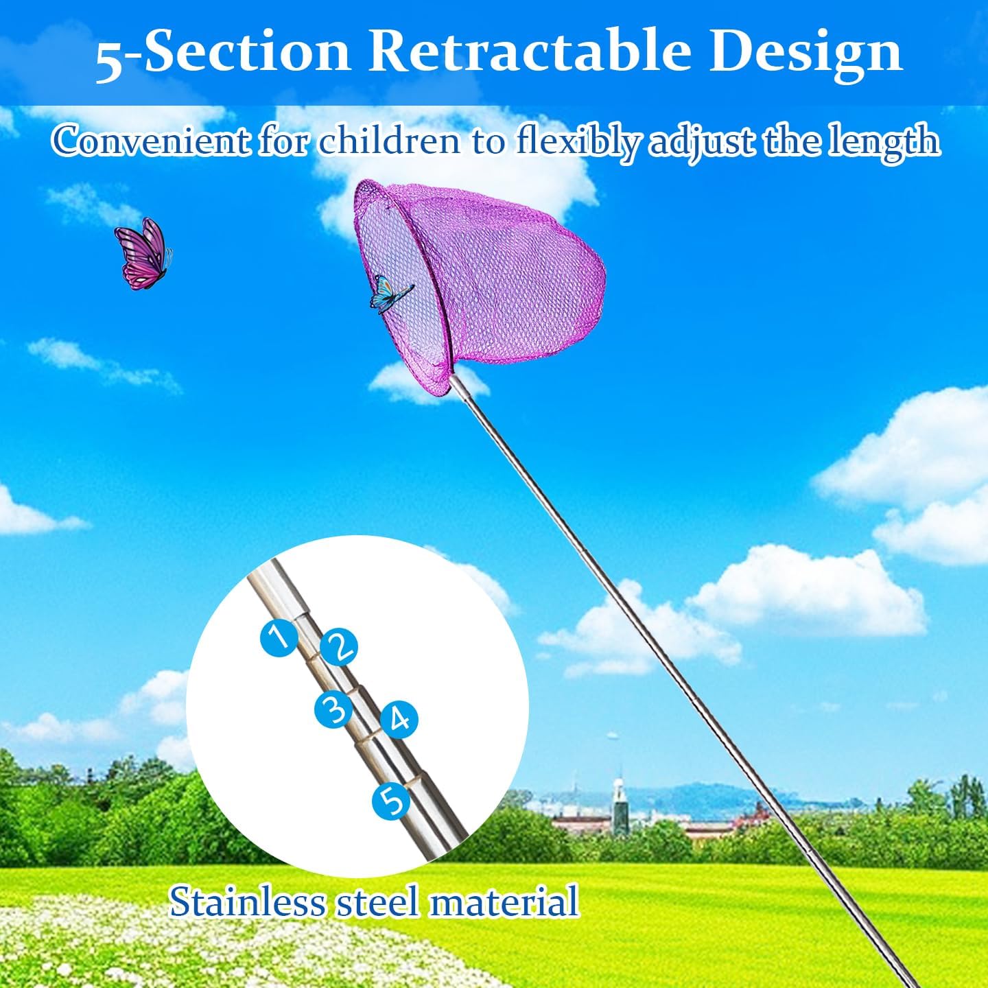 Mini Fishing Net Colorful Anti - Landing Net Telescopic 评论和价格