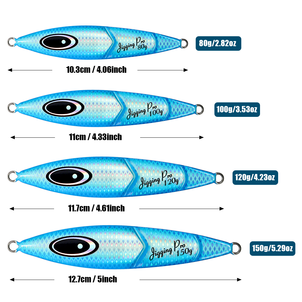JIGGING PRO 80g 100g 120g 150g - Jig Head Lure 评论和价格