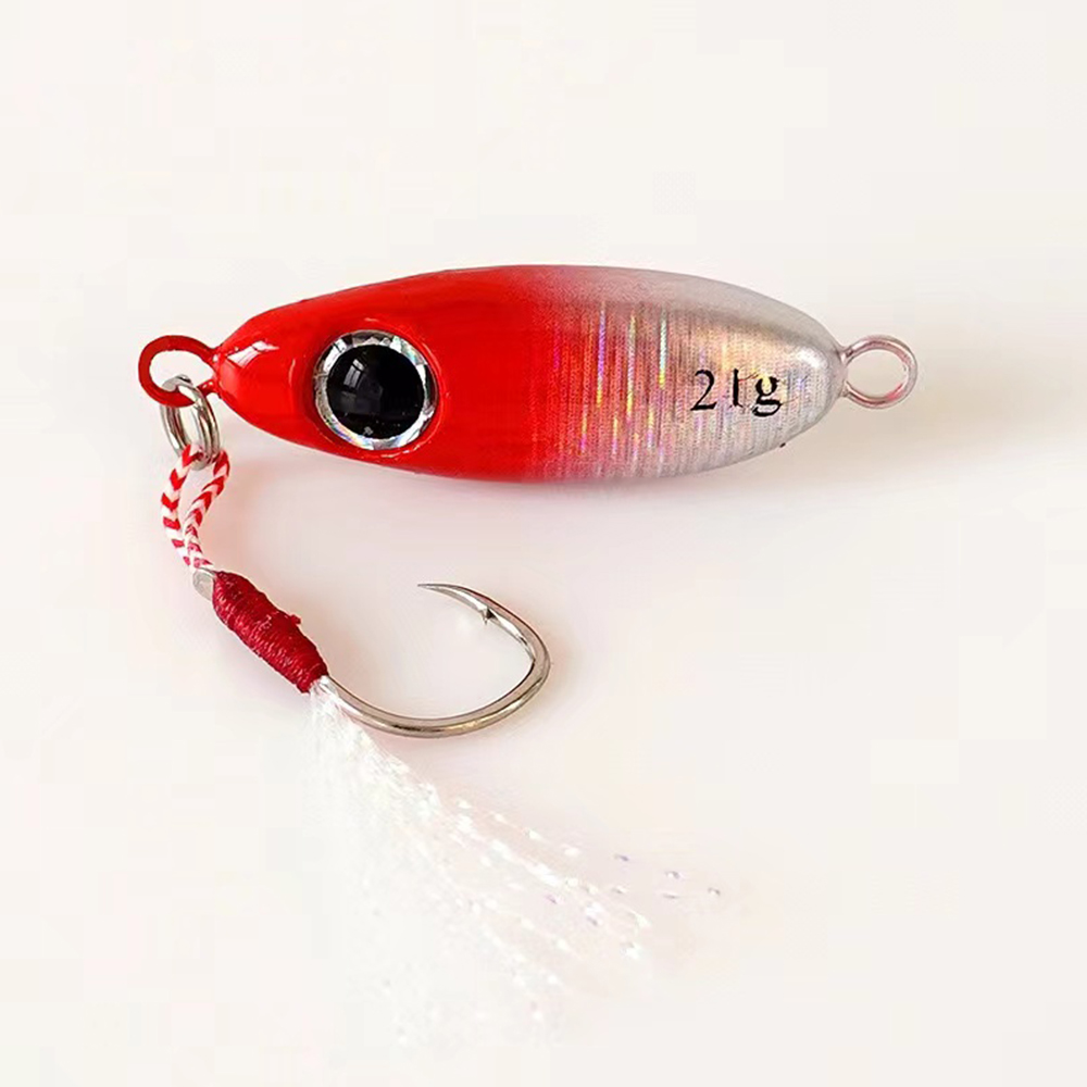 6pcs Micro Metal Jigging Fishi - Jig Head Lure 评论和价格