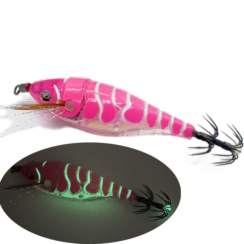 Luminous Wooden Shrimp Squid E - Fishing Equipment Japan 评论和价格