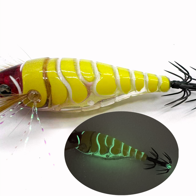 Luminous Wooden Shrimp Squid E - Fishing Equipment Japan 评论和价格