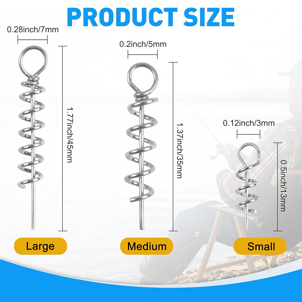 50Pcs Spring Twist Lock Fishin - Fishing Equipment And Accessories 评论和价格