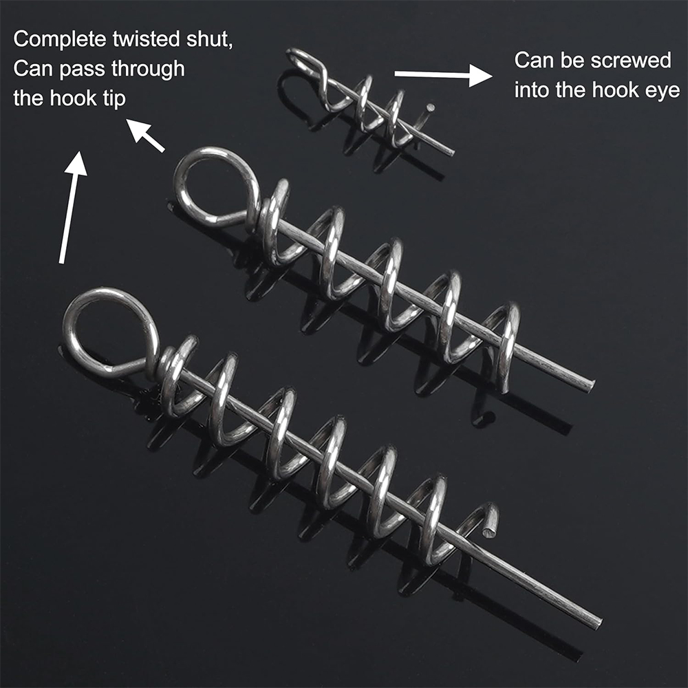 50Pcs Spring Twist Lock Fishin - Fishing Equipment And Accessories 评论和价格