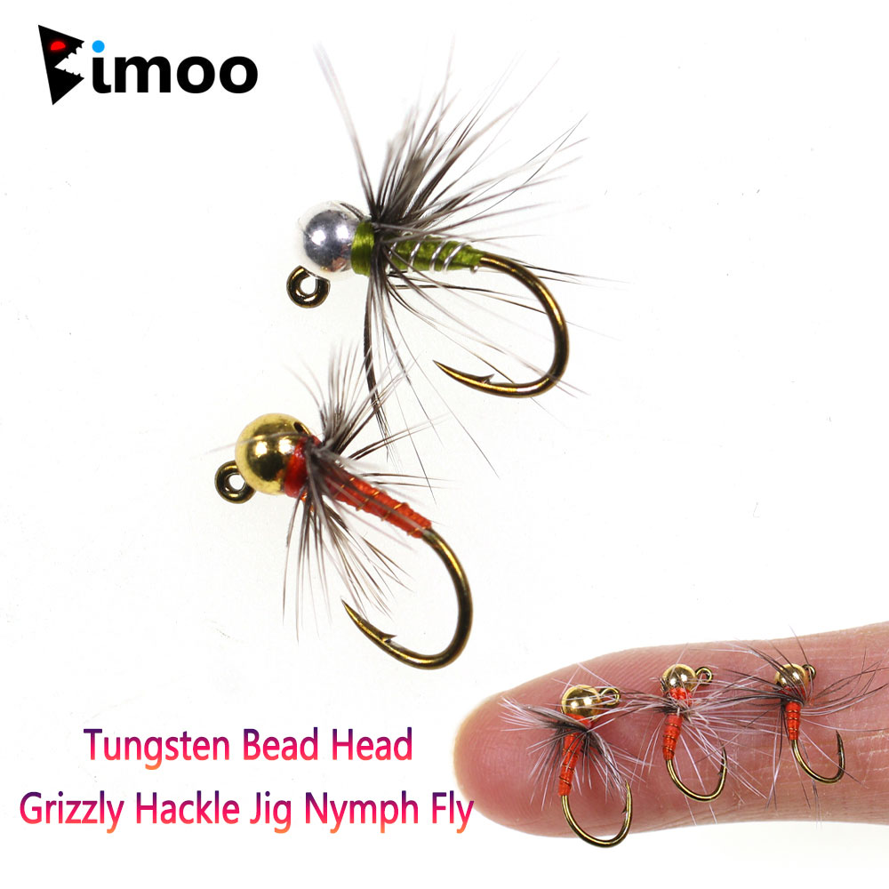 Bimoo 6pcs #12# 14 #16 Tungste - Jig Head Lure 评论和价格