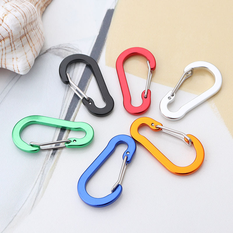 6pcs Carabiner Keychain Key Ch - Fishing Equipment And Accessories 评论和价格