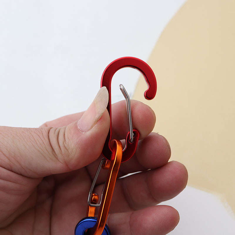 6pcs Carabiner Keychain Key Ch - Fishing Equipment And Accessories 评论和价格