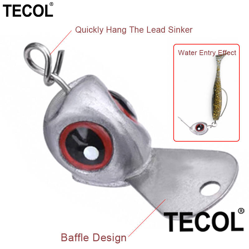 TECOL 5PCS 10PCS 3.5g 5G 7G 10 - Jig Head Lure 评论和价格