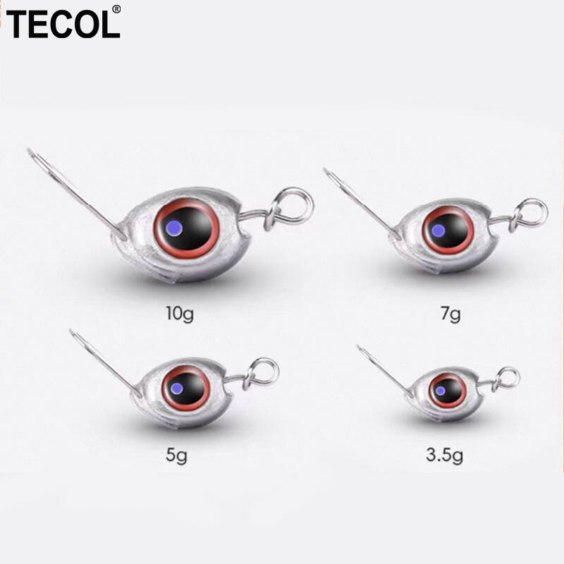 TECOL 5PCS 10PCS 3.5g 5G 7G 10 - Jig Head Lure 评论和价格