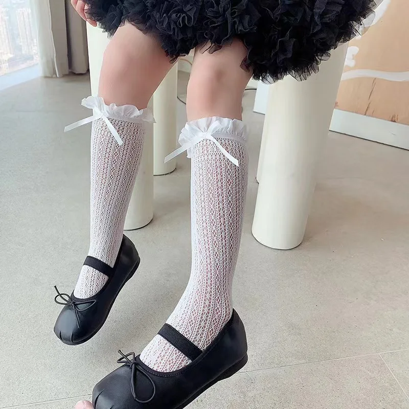 Girls Long Tube Lace Stockings - Fishing Equipment Kids 评论和价格
