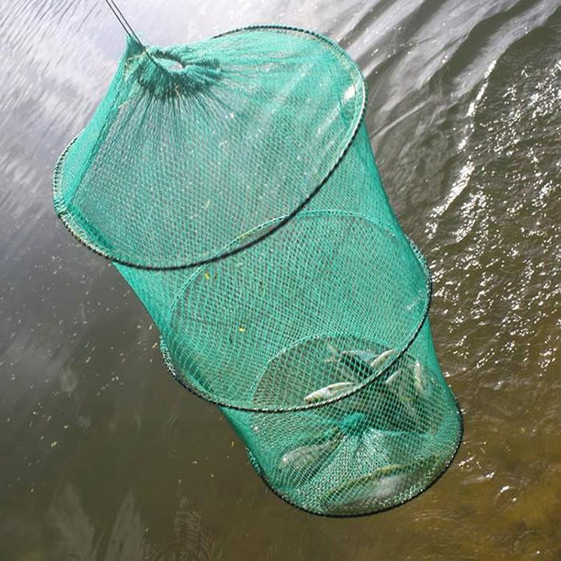 Folding Round Nylon Mesh Metal - Landing Net Telescopic 评论和价格
