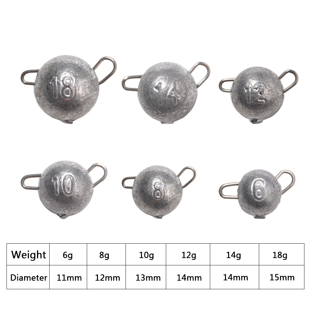 FTK 5pcs Supercontinent Sinker - Jig Head Lure 评论和价格