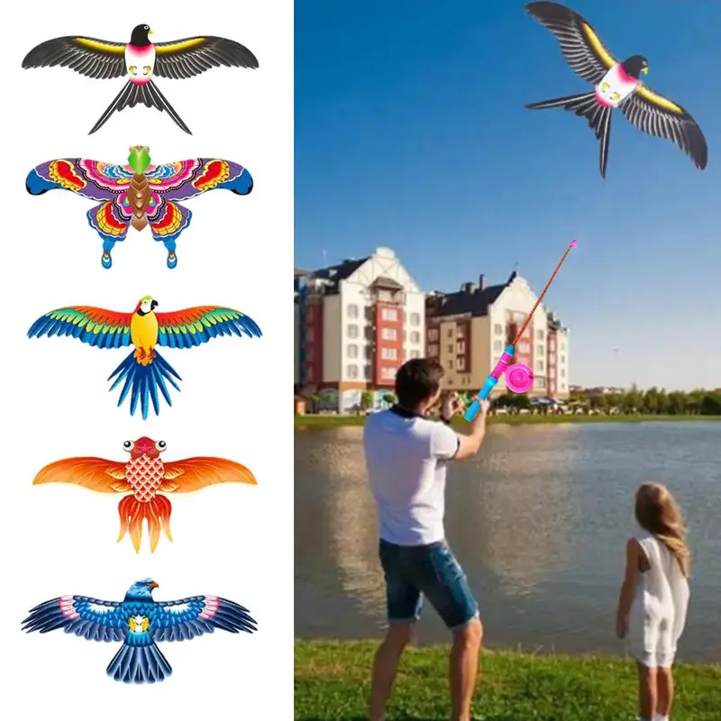 Children Kite Toy Cartoon Eagl - Fishing Equipment Kids 评论和价格
