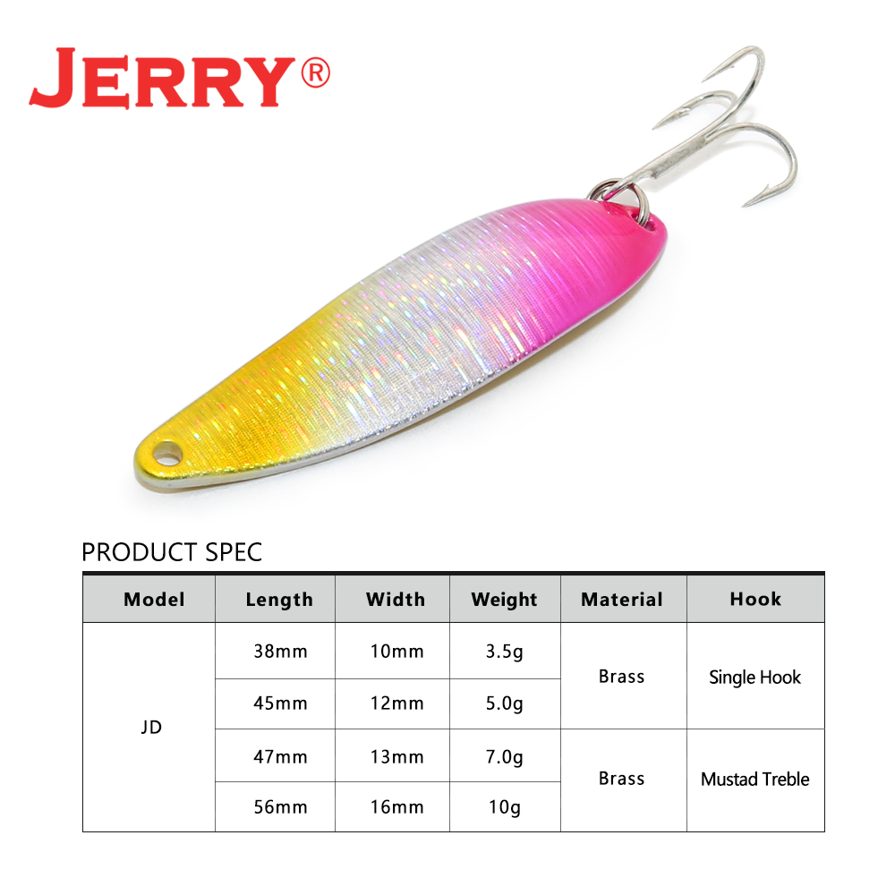 Jerry JD Artificial Spoon Lure - Jig Head Lure 评论和价格