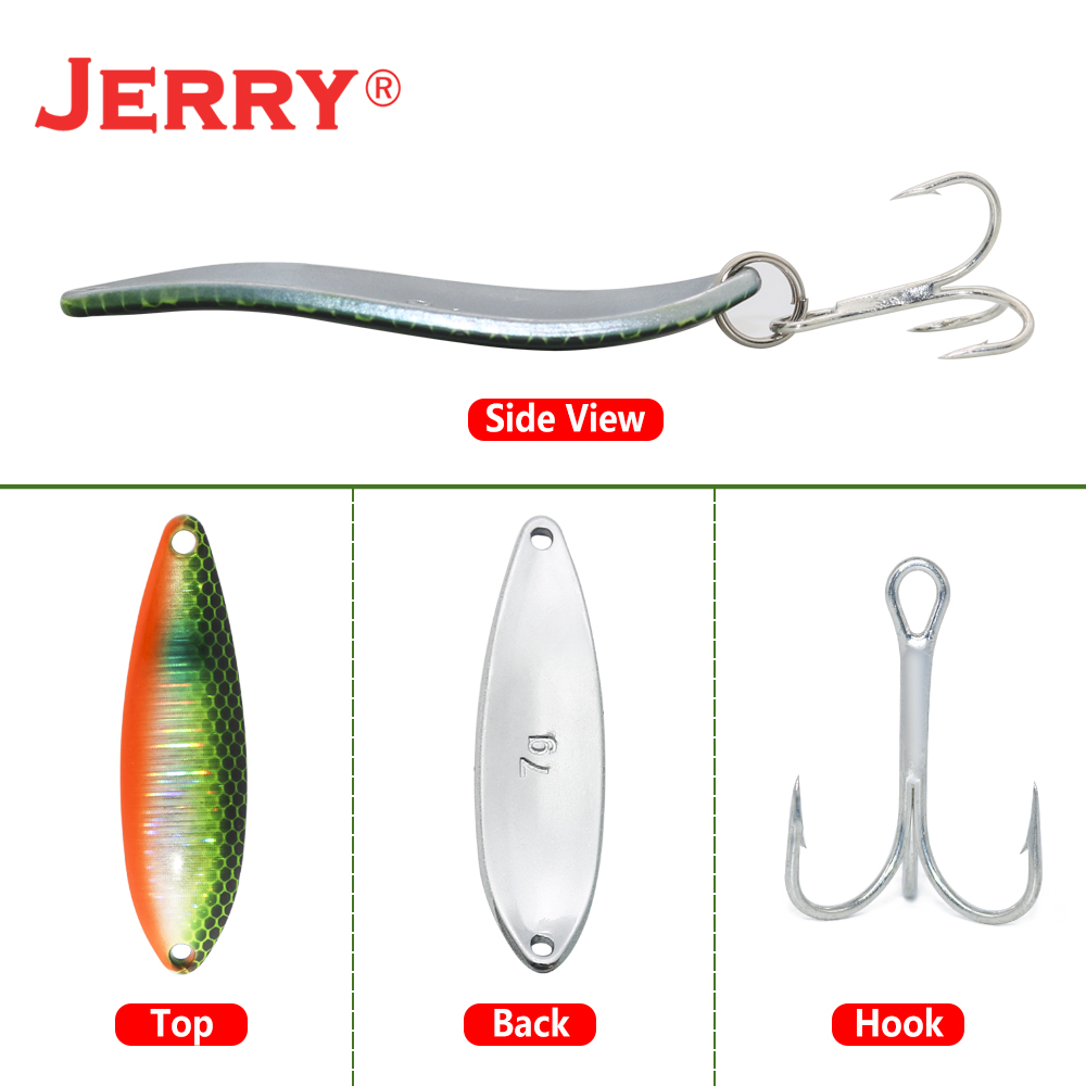 Jerry JD Artificial Spoon Lure - Jig Head Lure 评论和价格