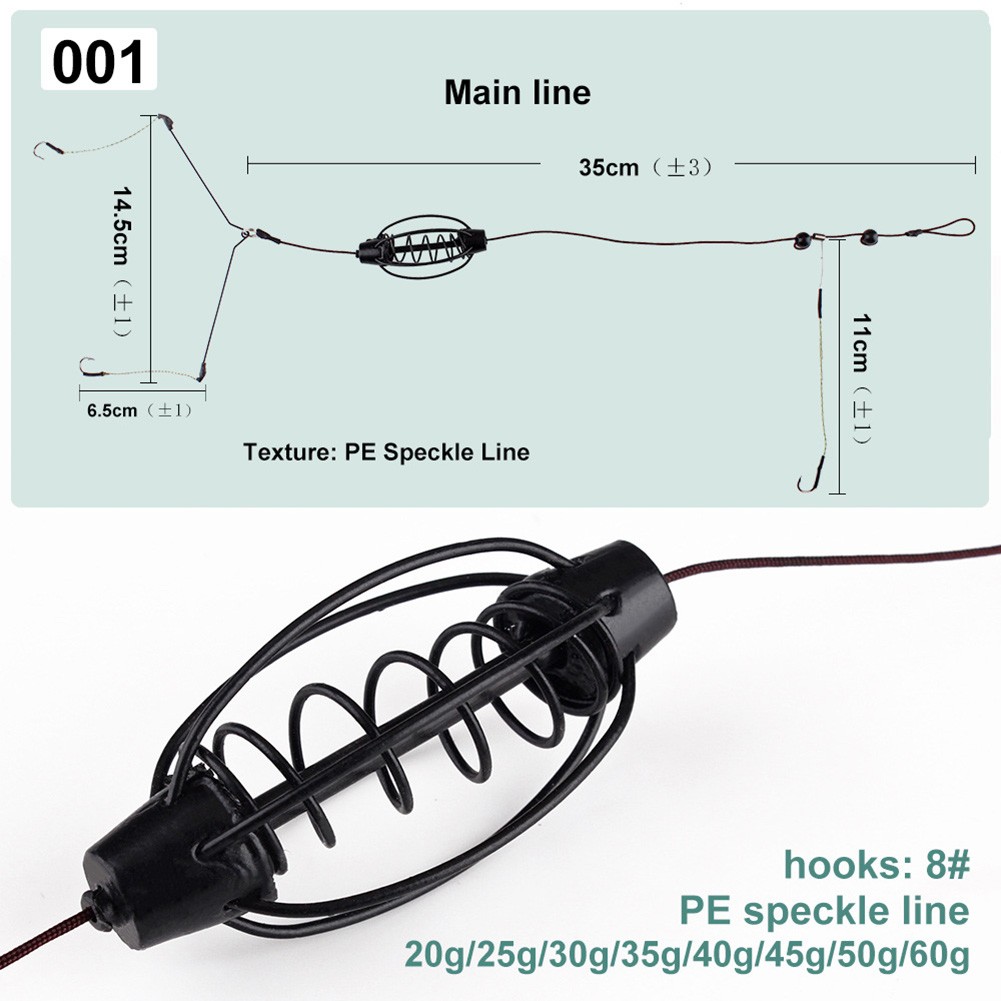 1PCS Carp Fishing Feeder Europ - Braided Fishing Line 评论和价格