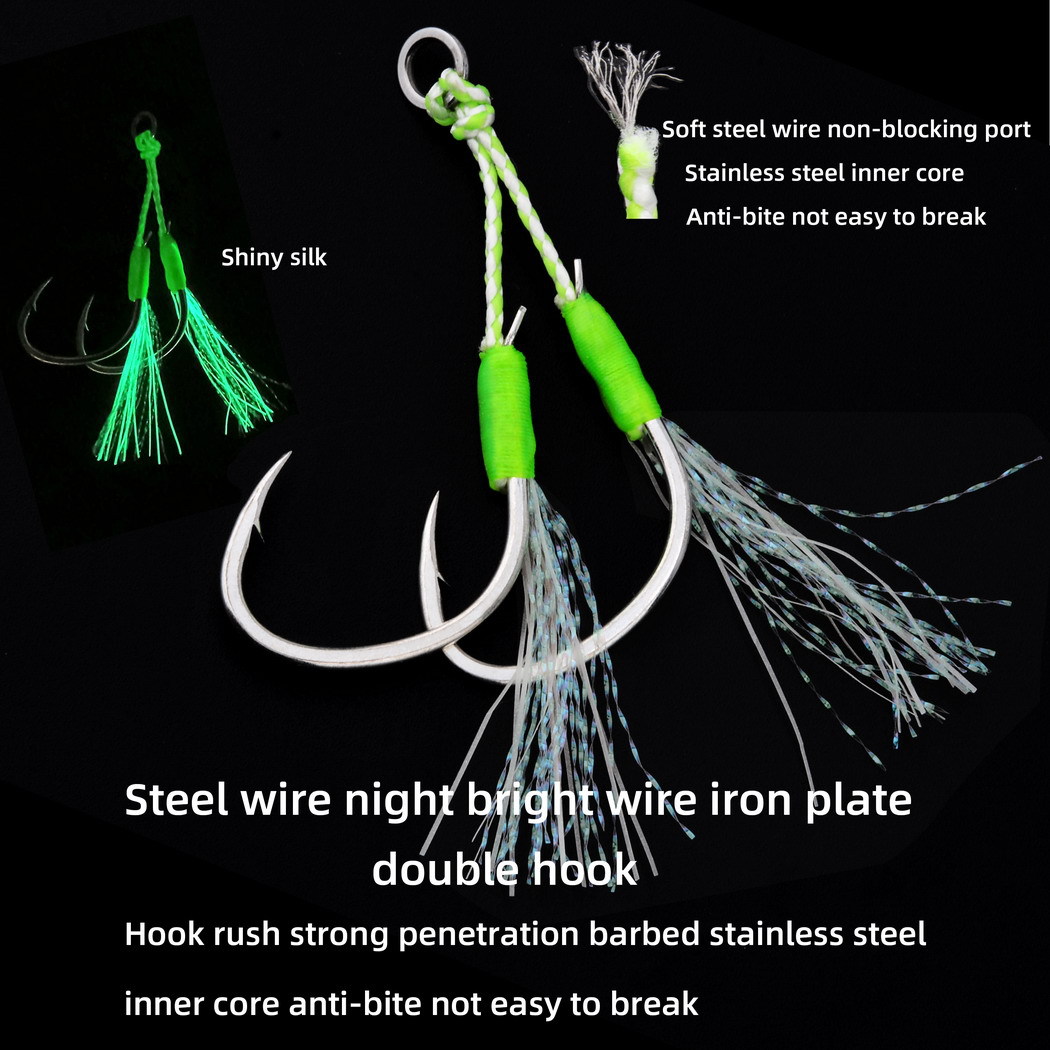 1pcs High quality Metal Night  - Jig Head Lure 评论和价格